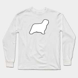 Komondor Dog Breed Silhouette Long Sleeve T-Shirt